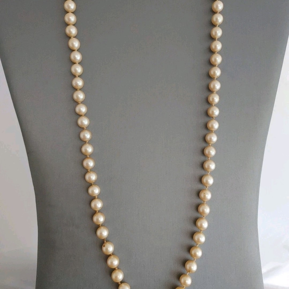 Vintage Monet Faux Pearls Necklace